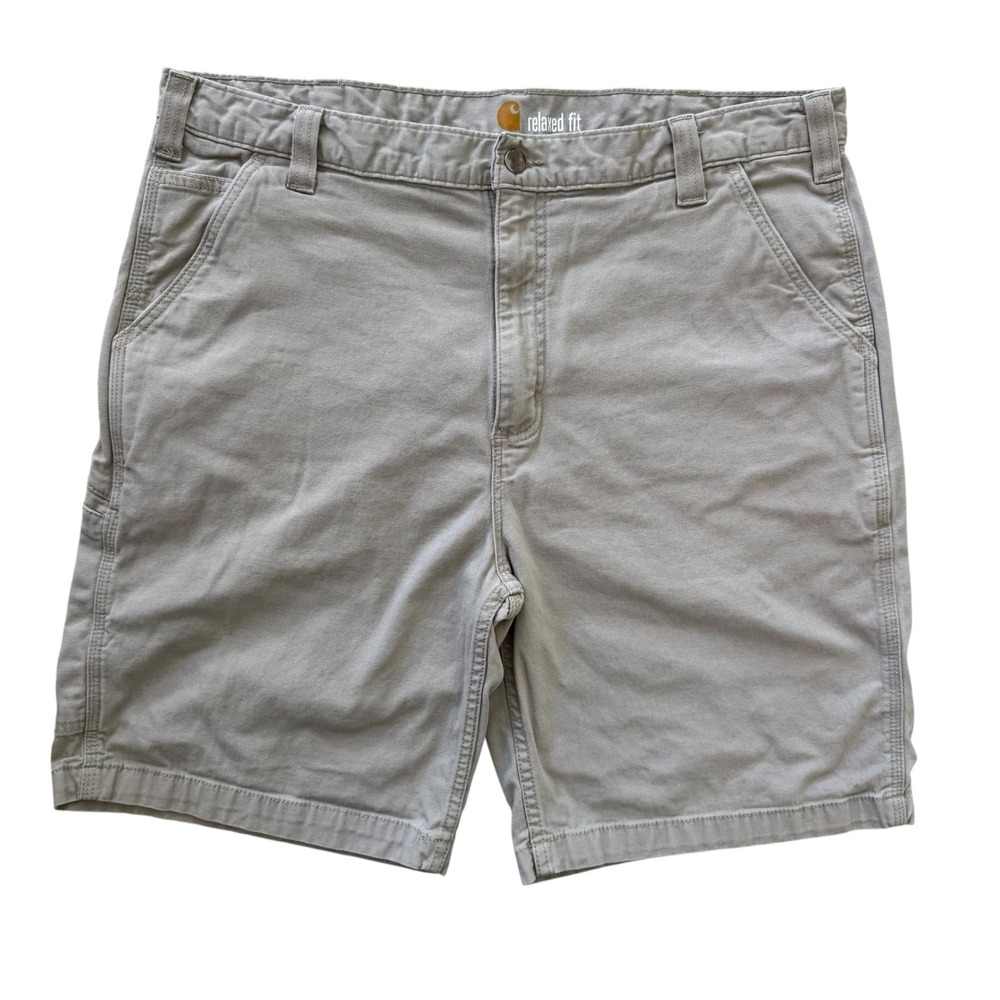 Carhartt Relaxed Fit Tan Carpenter Shorts Men's 40x9‎ Workwear Outdoor